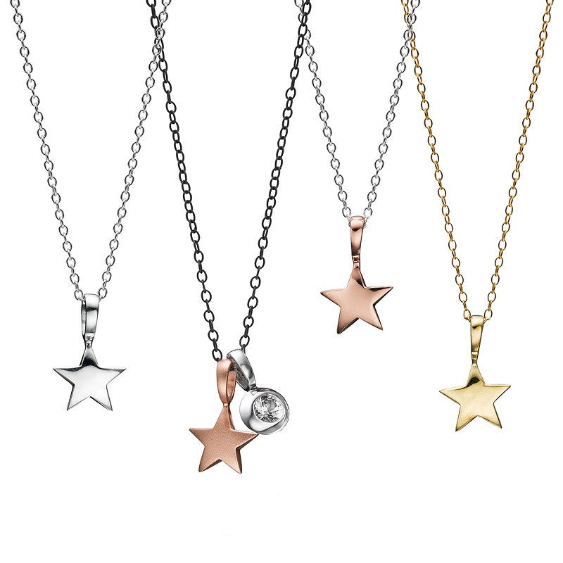 Polished Sterling Silver Shooting Star Charm