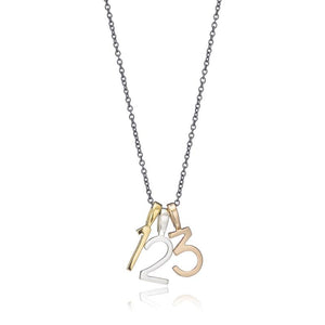 Polished Rose Gold Vermeil Number 3 Charm - Classic