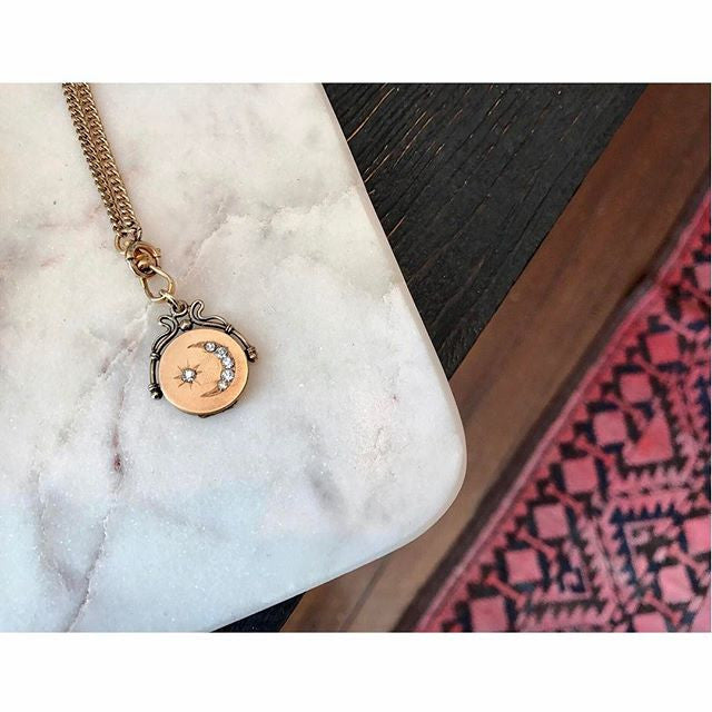 Super Moon Antique Locket