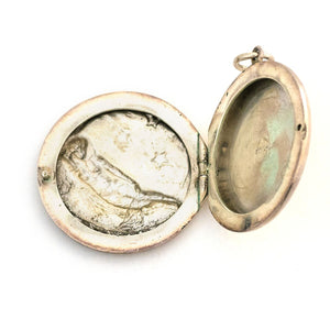 Sterling Lady of the Moon Locket