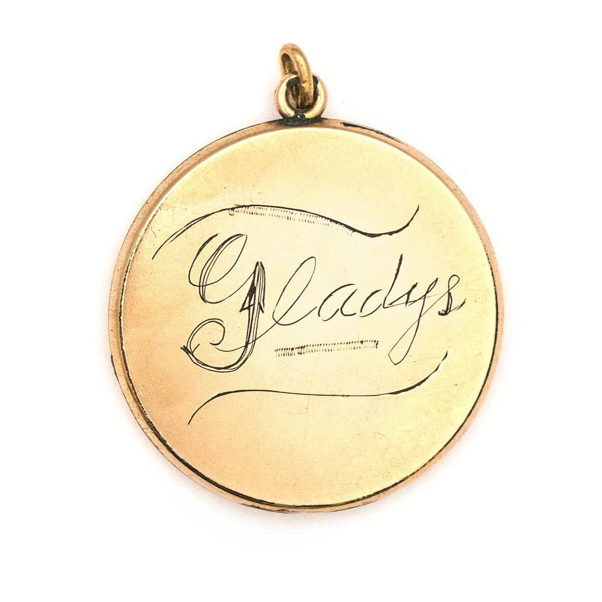 Large Crescent Moon & Starburst Locket