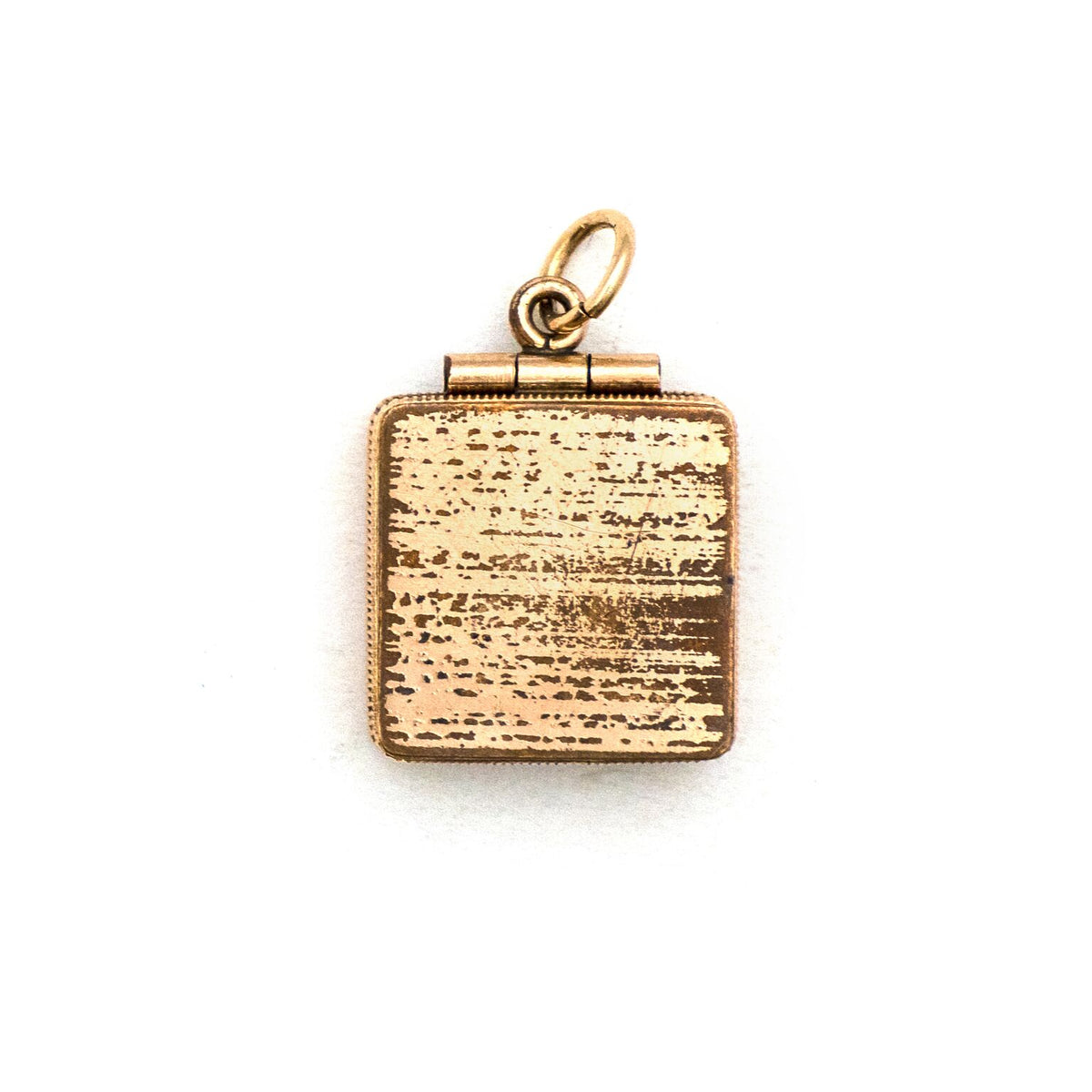 Letter "D" Square Locket