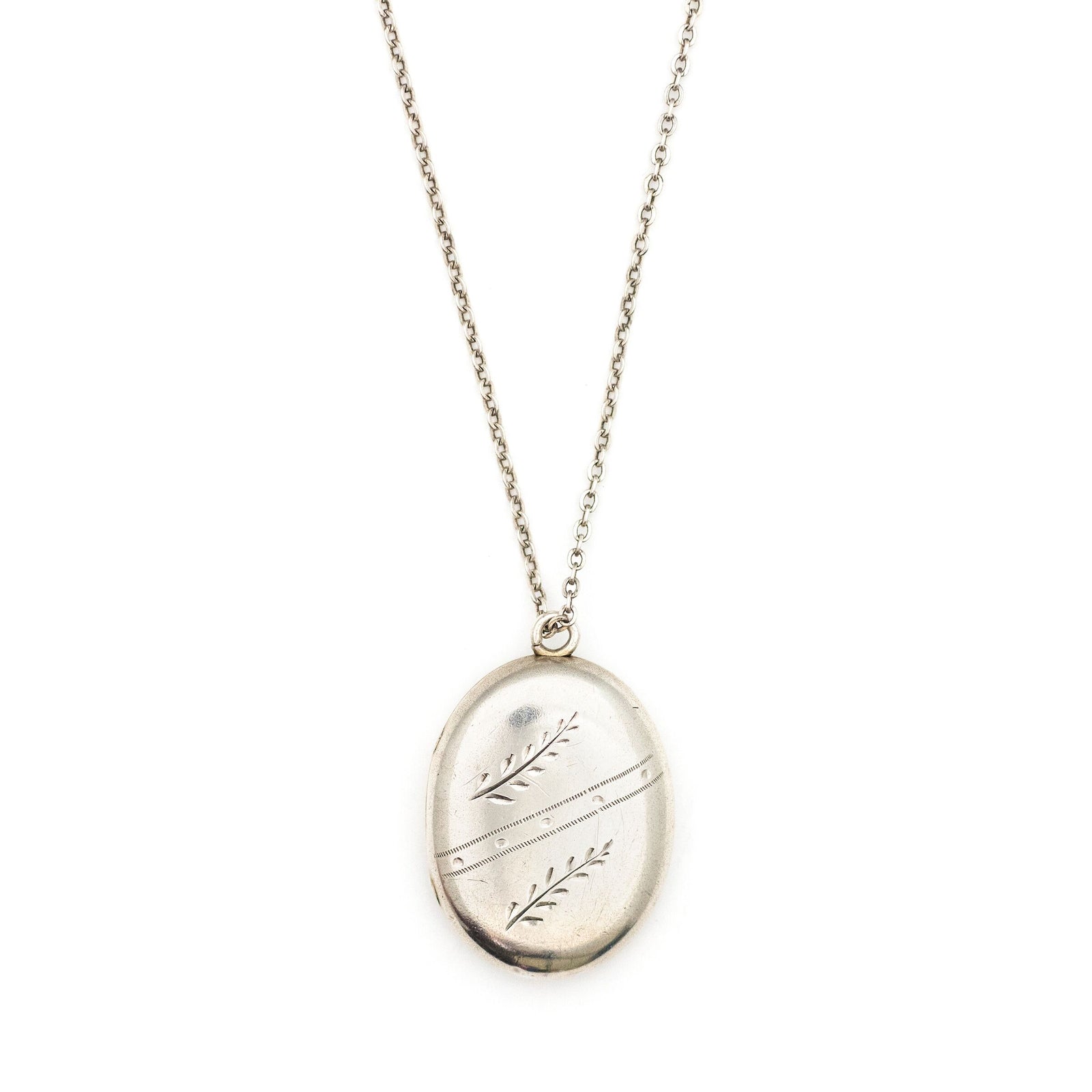Sterling Silver Wheat Locket