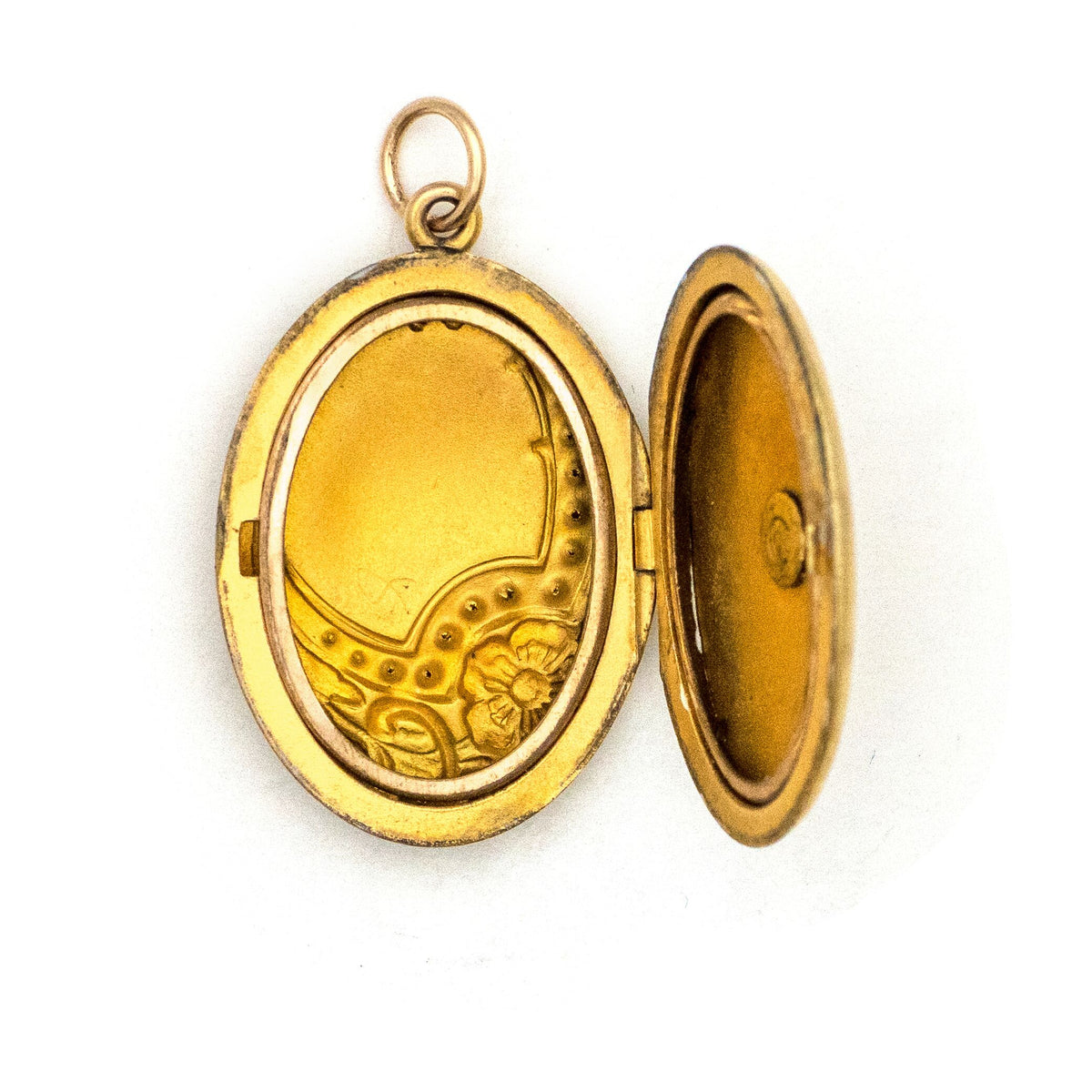 Violet Oval Locket