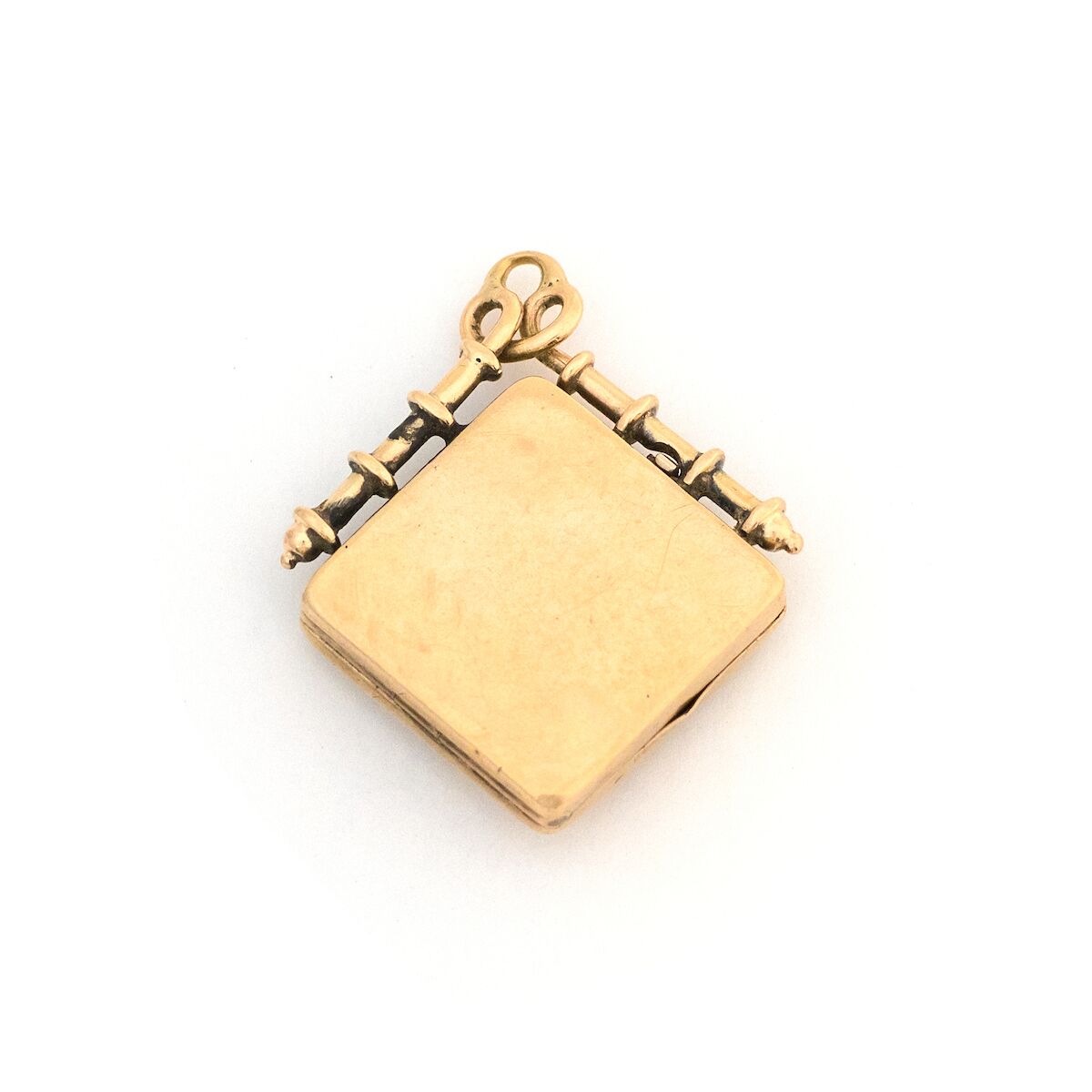 10K Art Nouveau Elk Locket