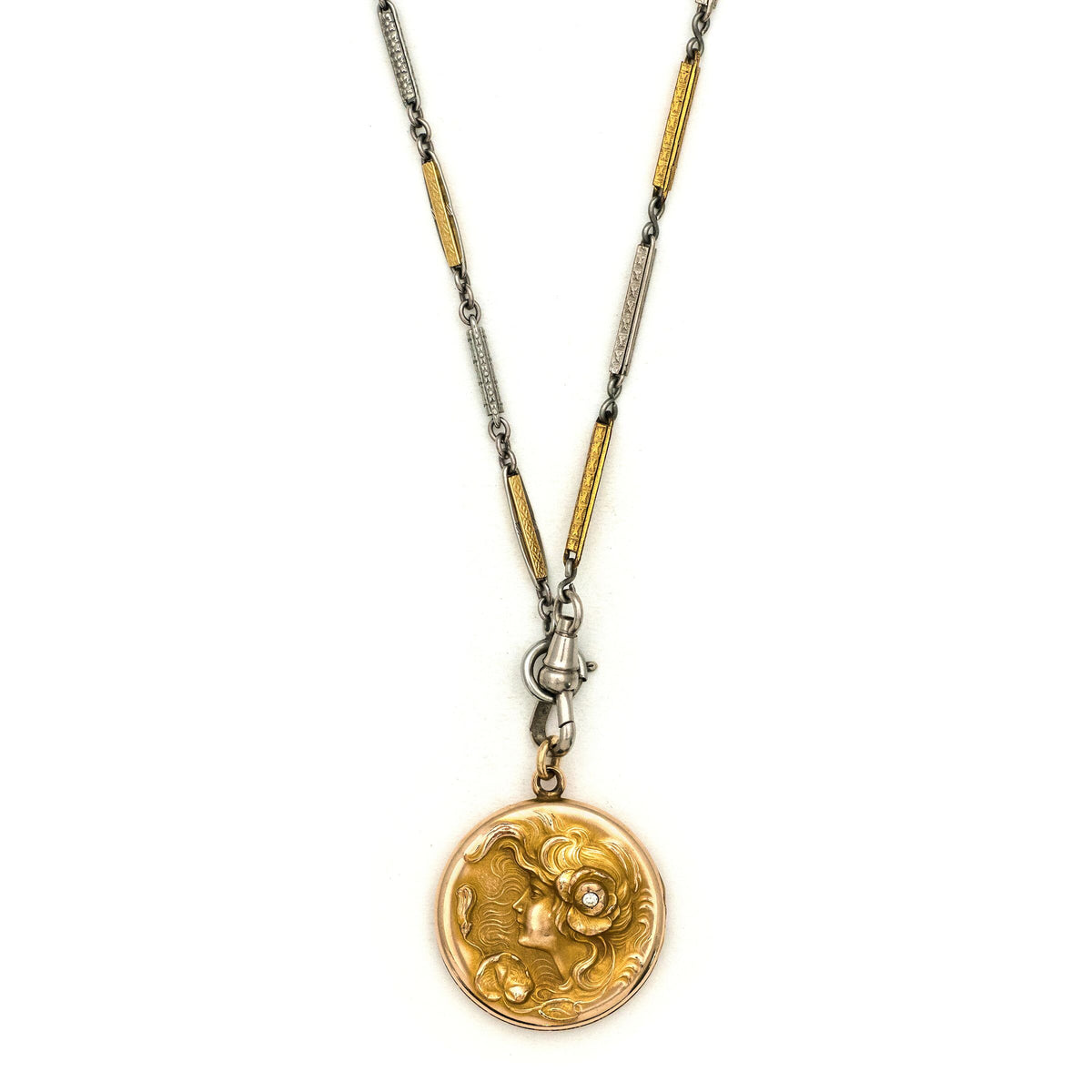 Lady of the Water Lilies Locket