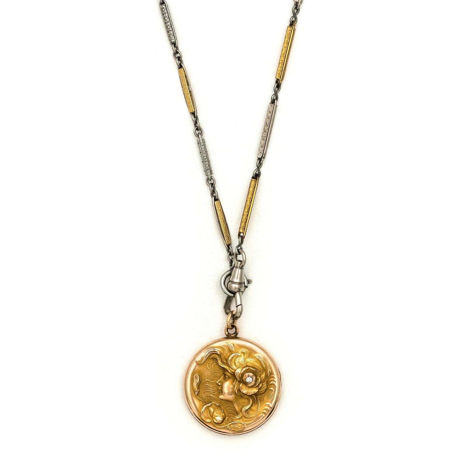 Lady of the Water Lilies Locket