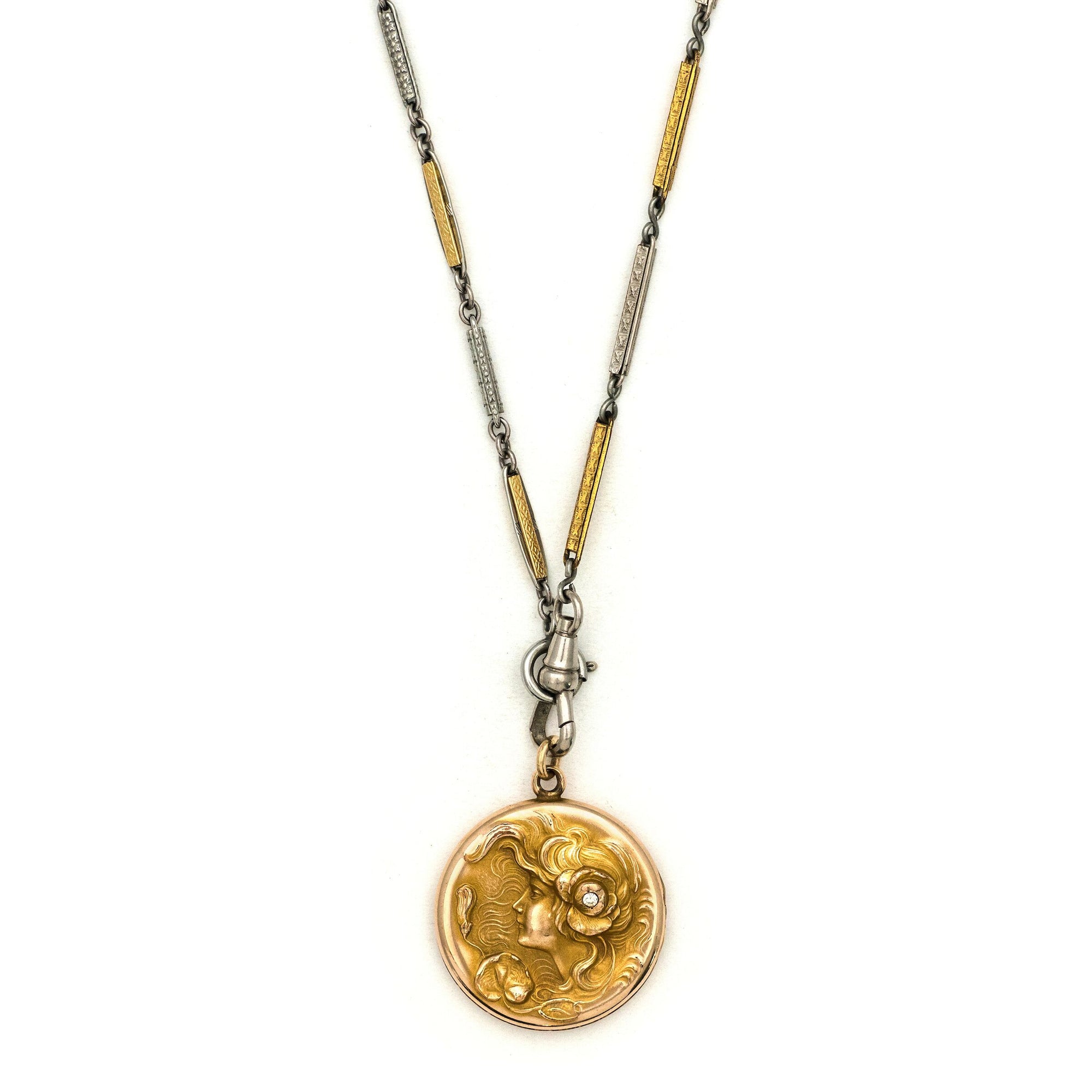Lady of the Water Lilies Locket