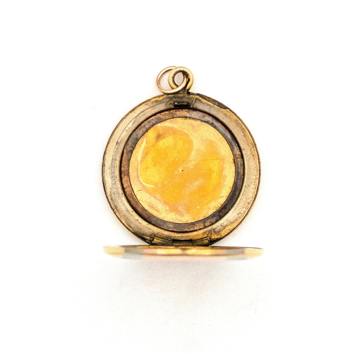 Tri-Metal Striped Locket