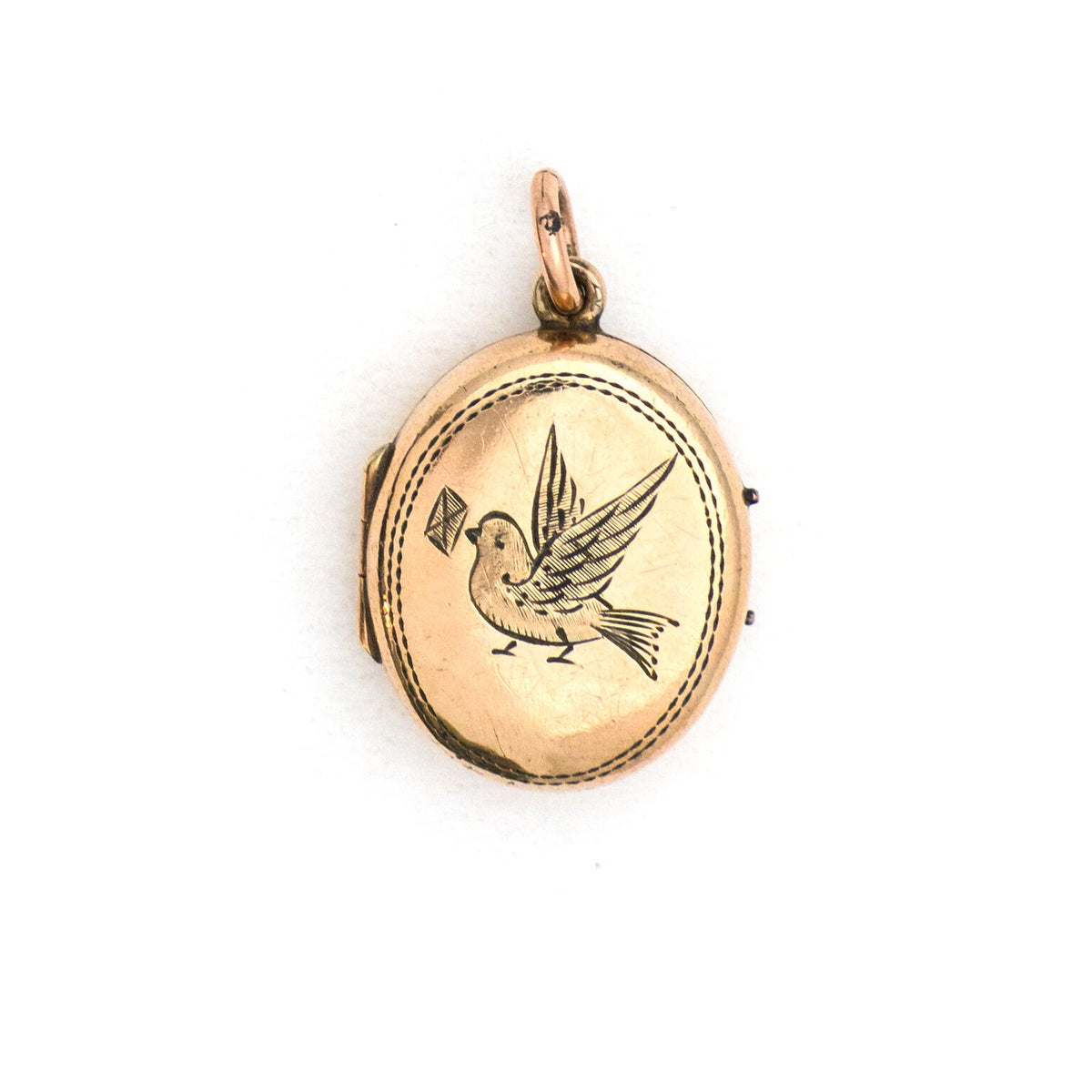 Love Letter Dove Locket