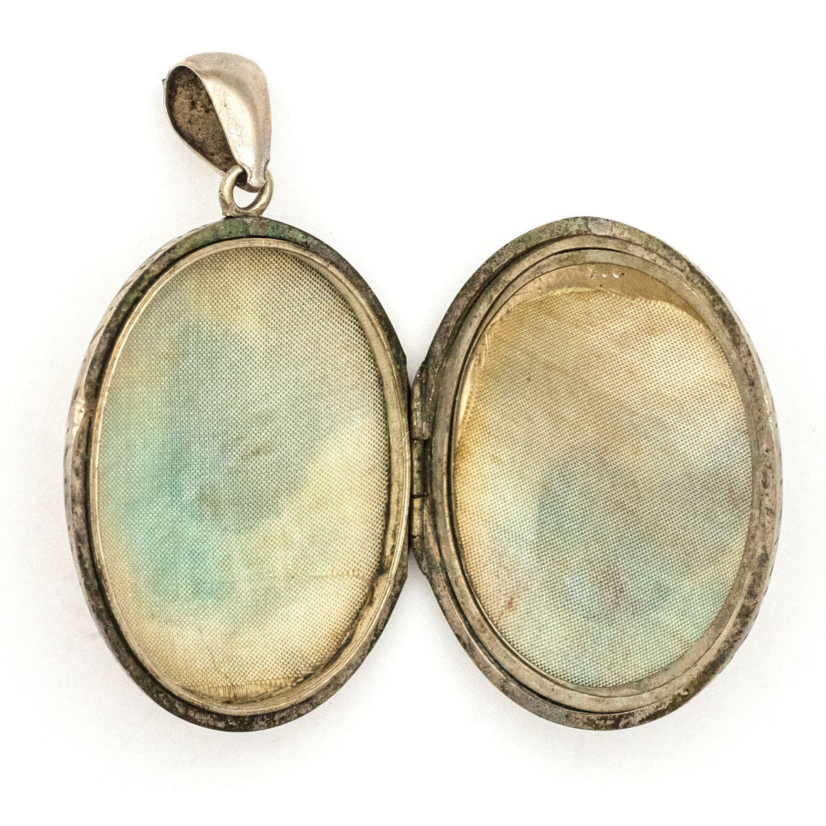 Sterling Silver Floral Compass Locket