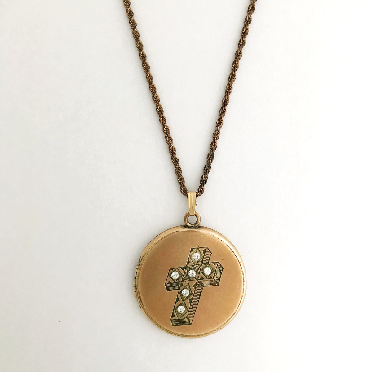 Modern Cross Locket
