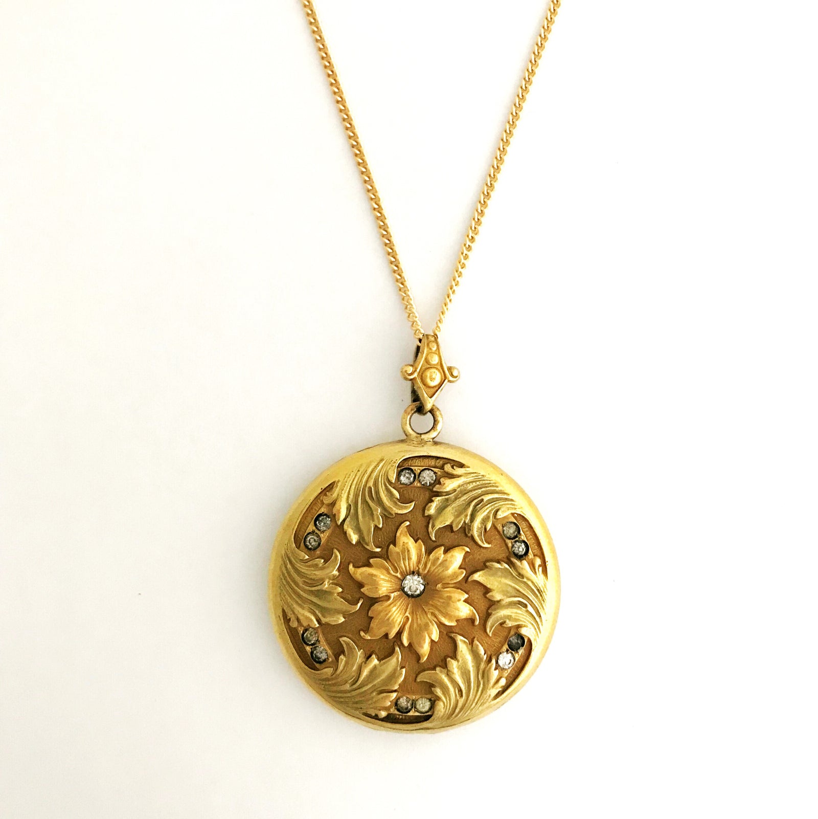 Golden Sunflower Locket