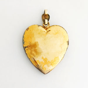Floral Heart Shield Locket