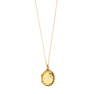 Petite Facets of Light Oval Locket