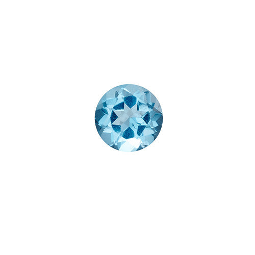 december - blue topaz - pair of 2