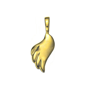 Matte Gold Vermeil Angel Wing - Left