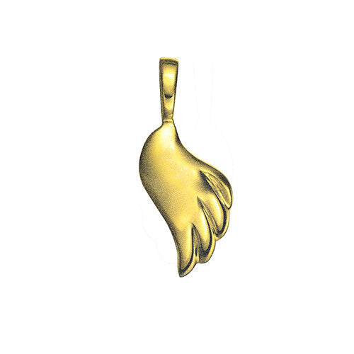 Matte Gold Vermeil Angel Wing - Right