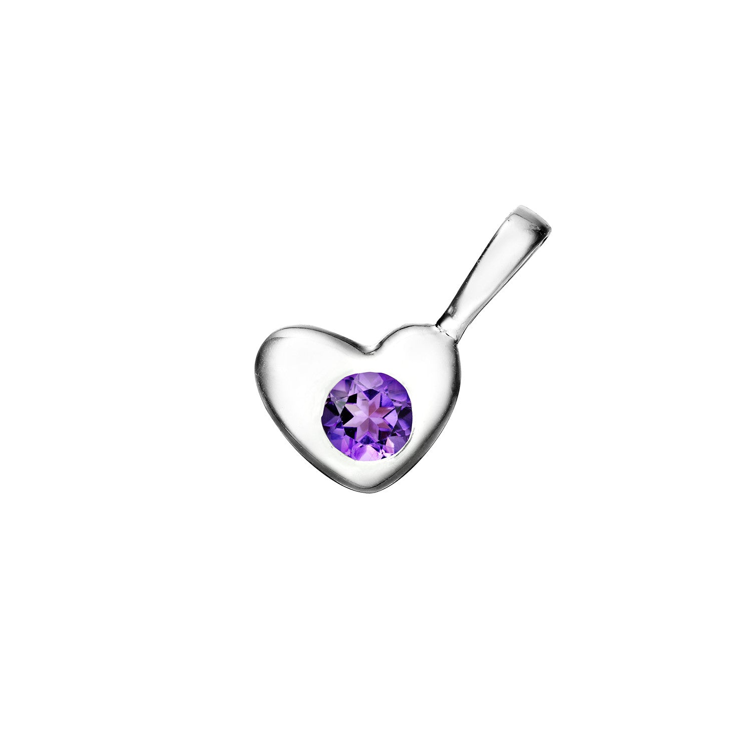 Heart Birthstone Charm for Bracelet