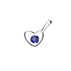 Heart Birthstone Charm