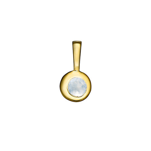 Moon Birthstone Charm