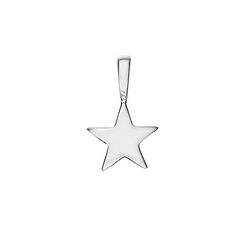 Polished Sterling Silver Shooting Star Charm