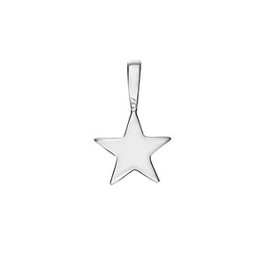 Polished Sterling Silver Shooting Star Charm