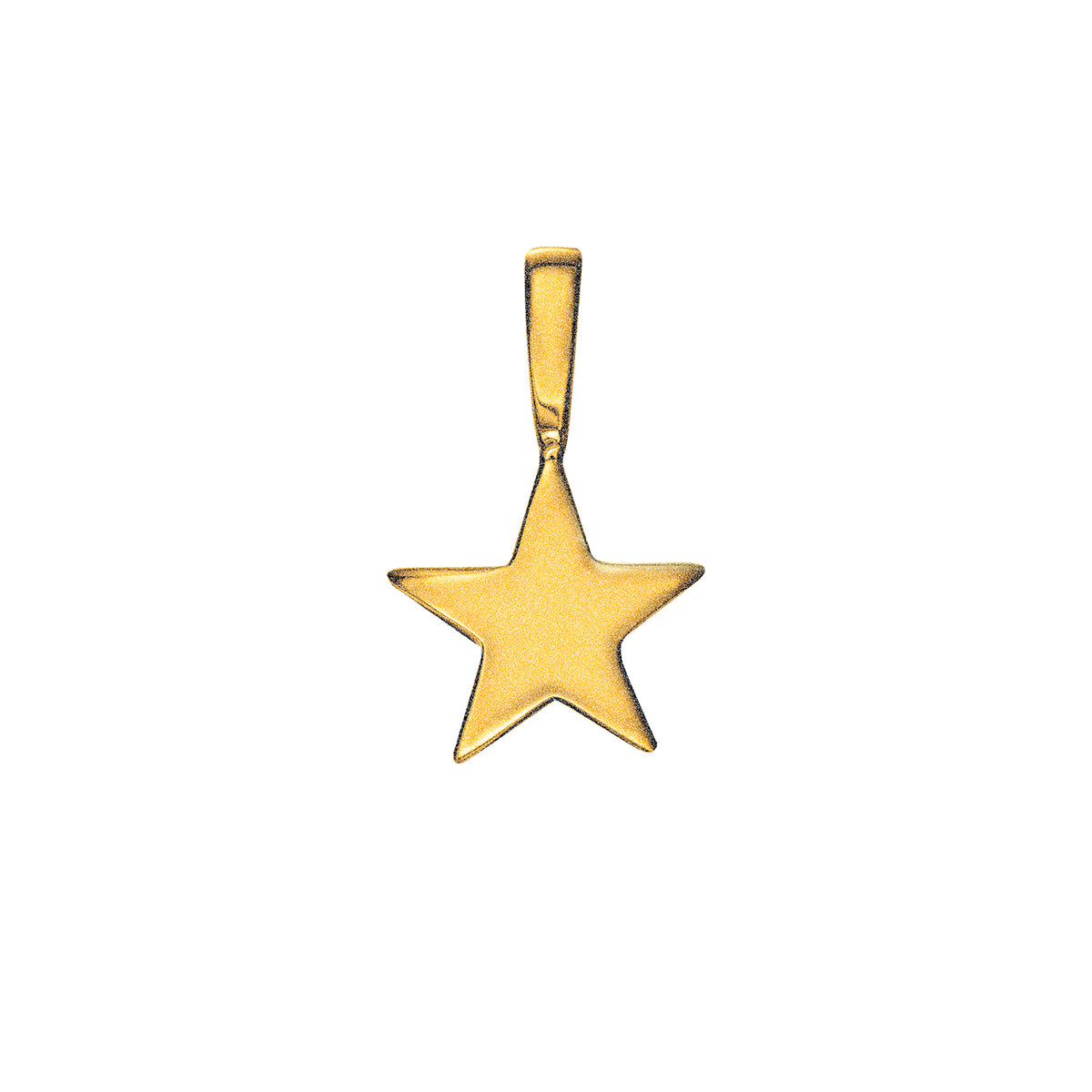Matte Gold Vermeil Shooting Star Charm
