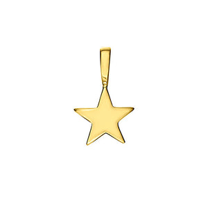Solid 14K Gold Shooting Star Charm