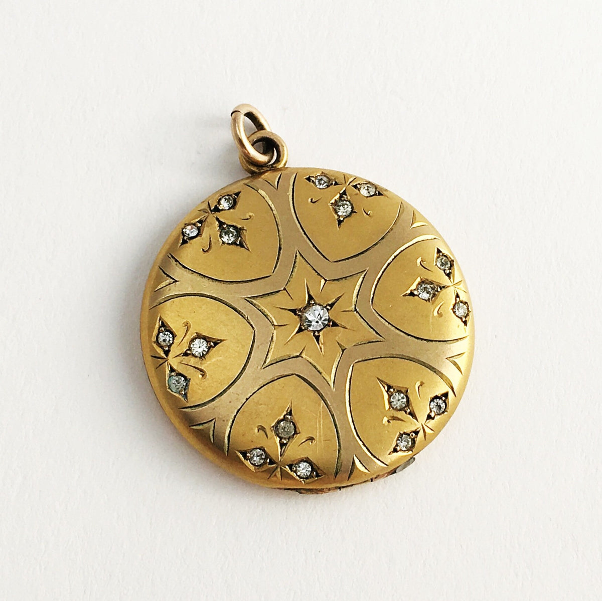 Celestial Starbust Antique Locket