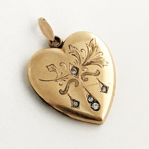 Chandelier Heart Antique Locket