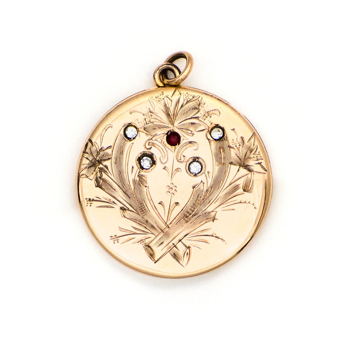 Floral Fireworks Locket