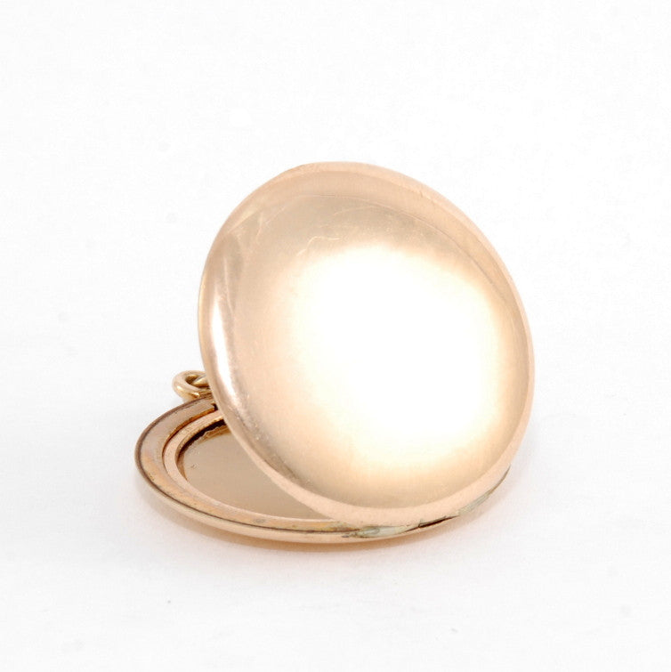 Polished Large Round Vintage Locket
