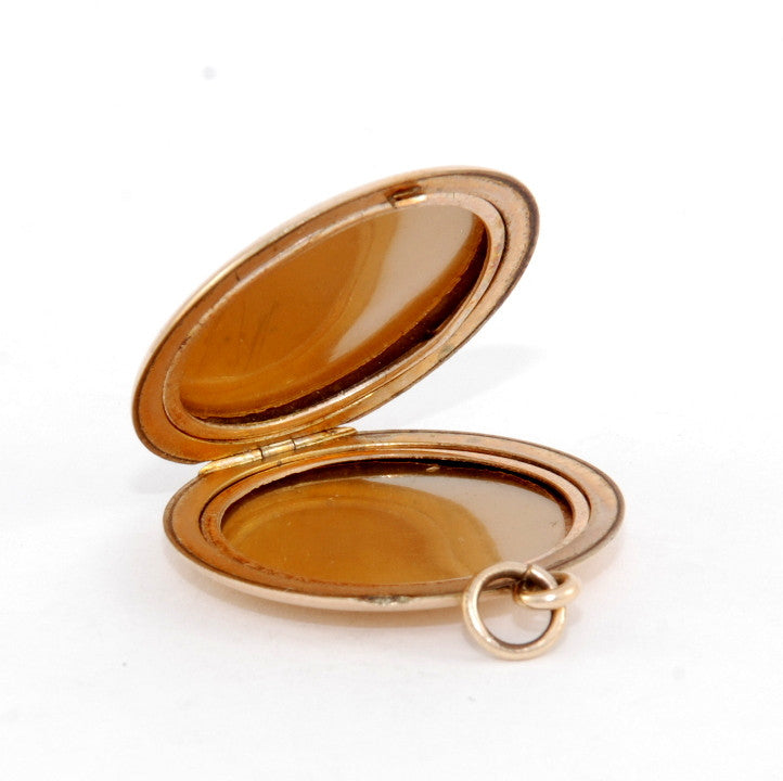 Polished Large Round Vintage Locket