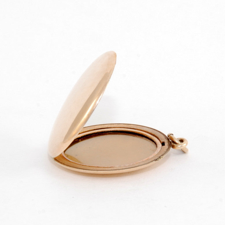 Polished Large Round Vintage Locket