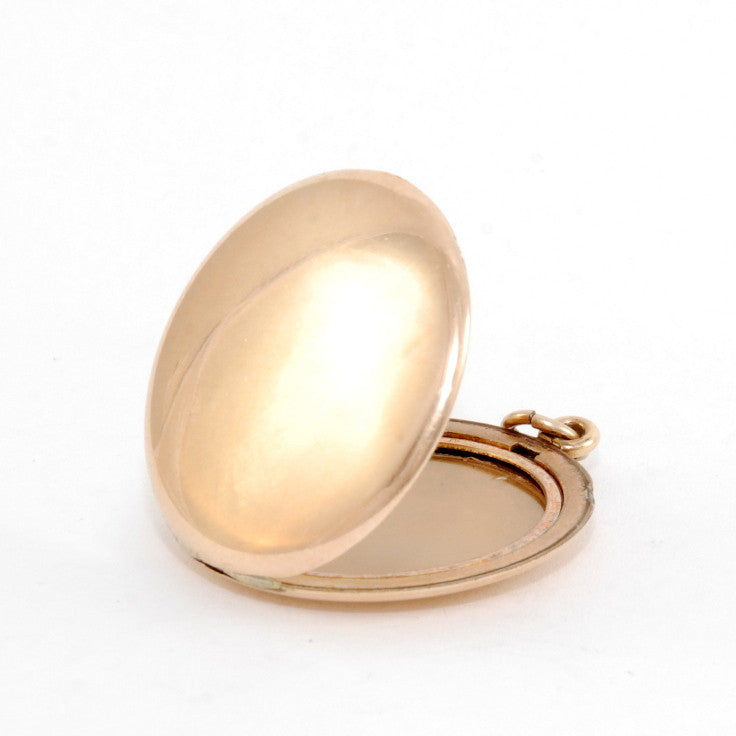 Polished Large Round Vintage Locket