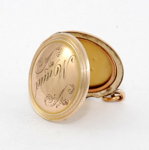 Opal Floral Starburst Locket