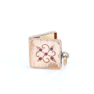 Square Floral Locket