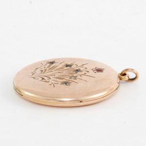 Floral Engraved Locket