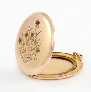 Floral Engraved Locket
