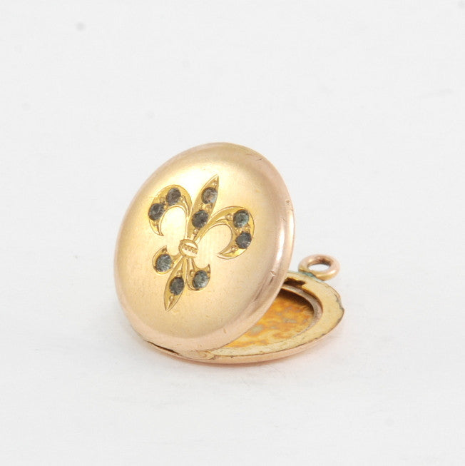 Small Fleur-de-lis Locket