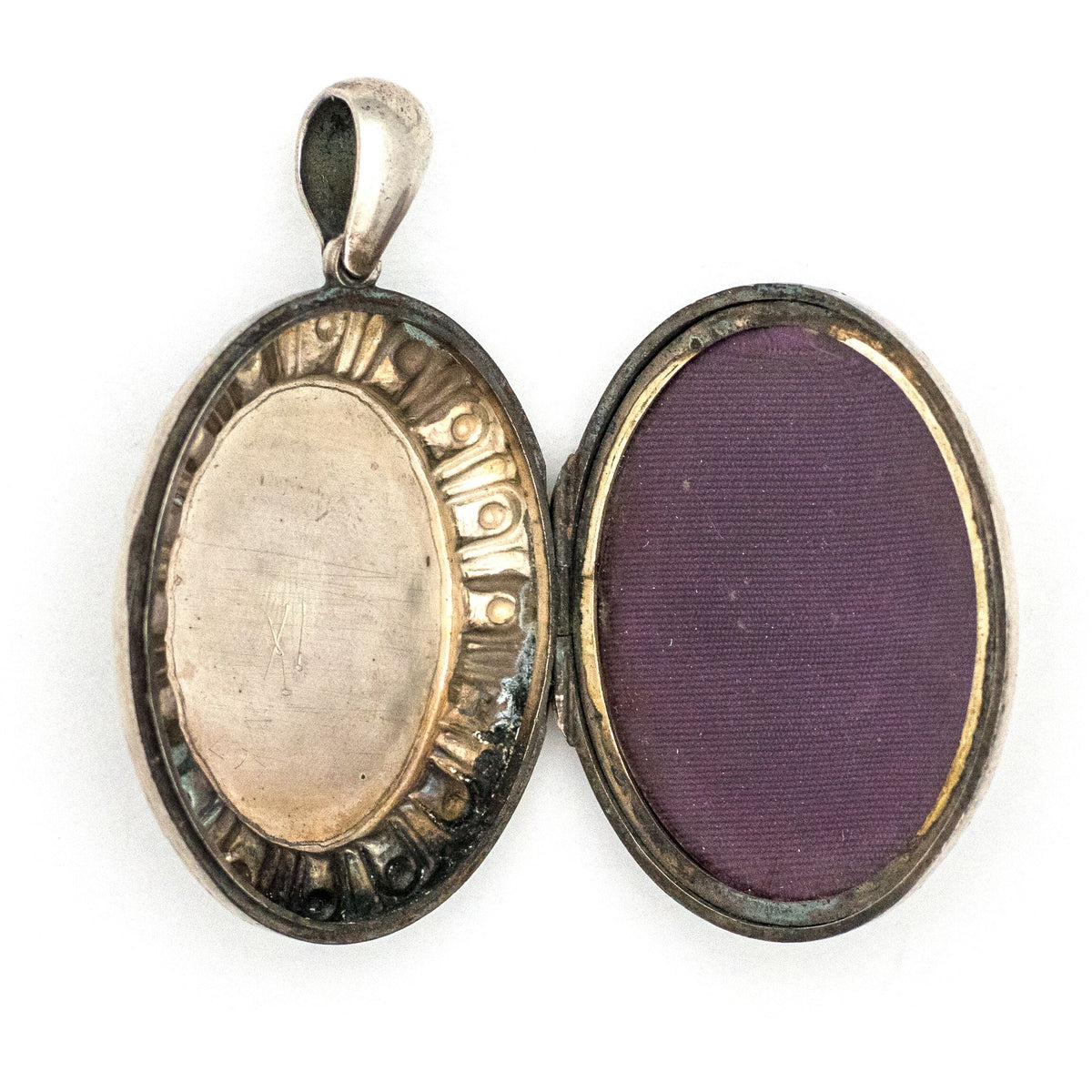 Sterling Silver Peacock Locket