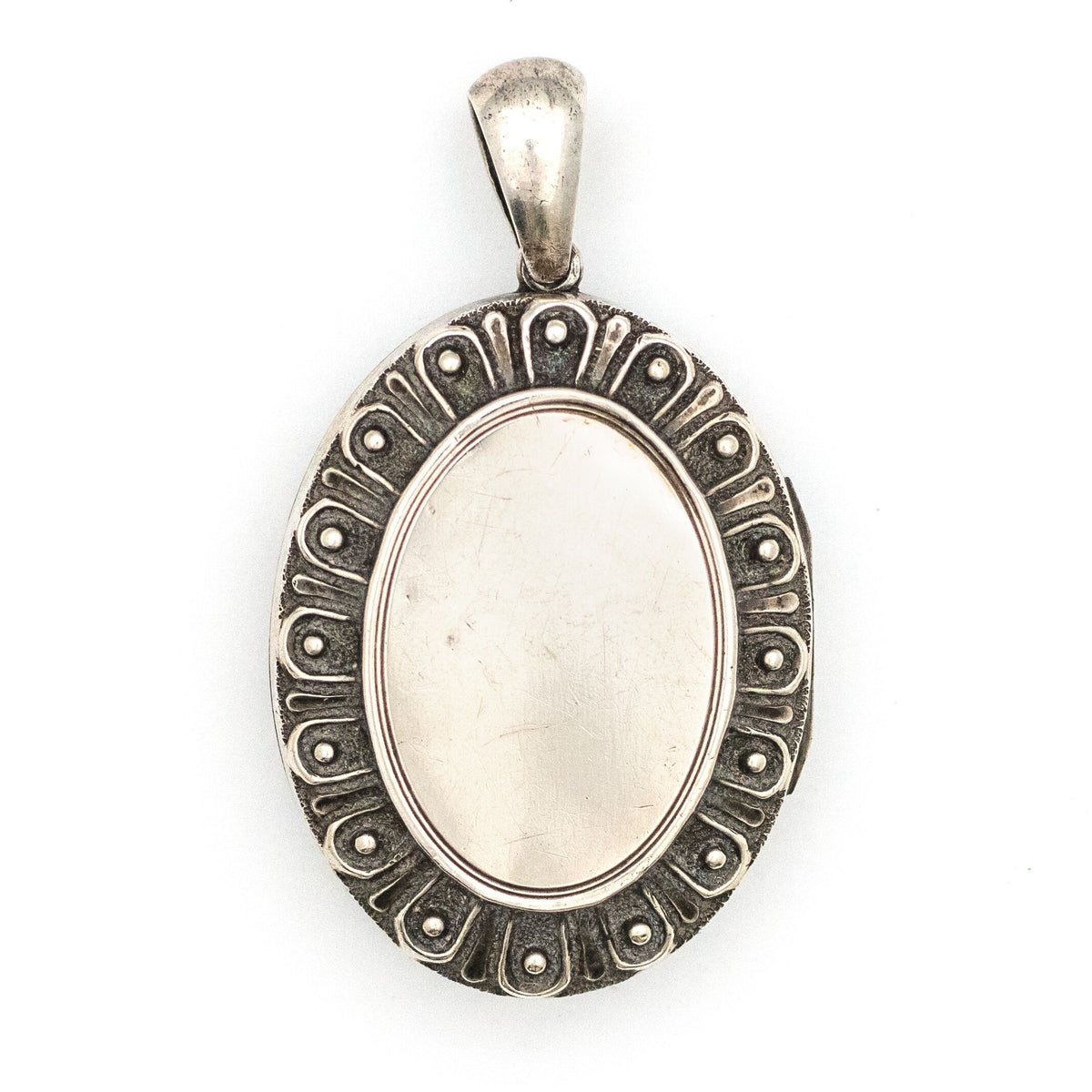 Sterling Silver Peacock Locket