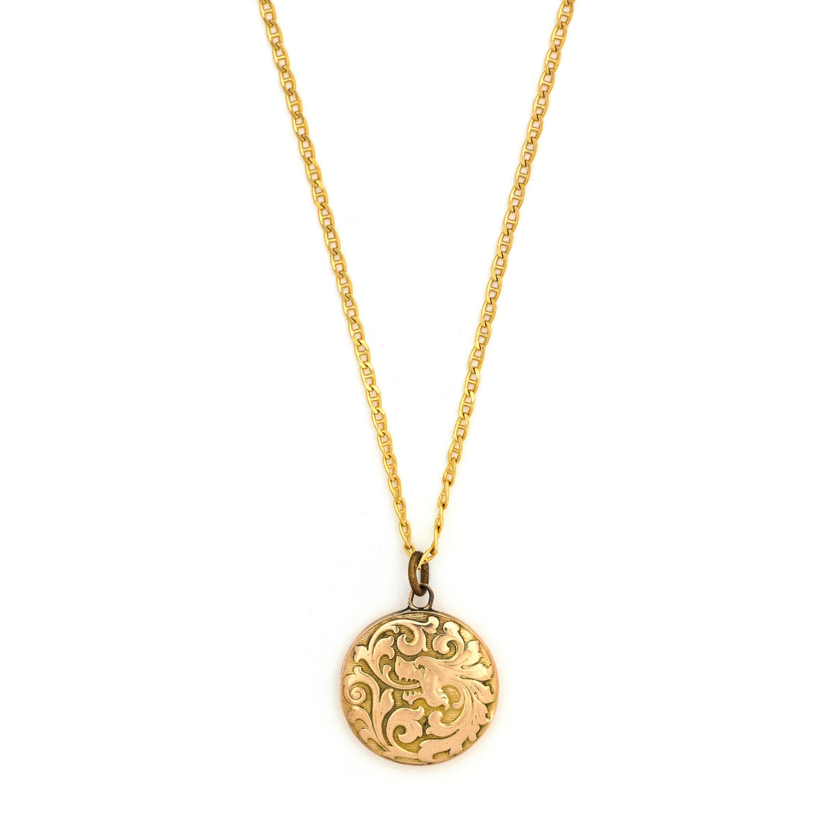 14K Lucky Dragon Locket