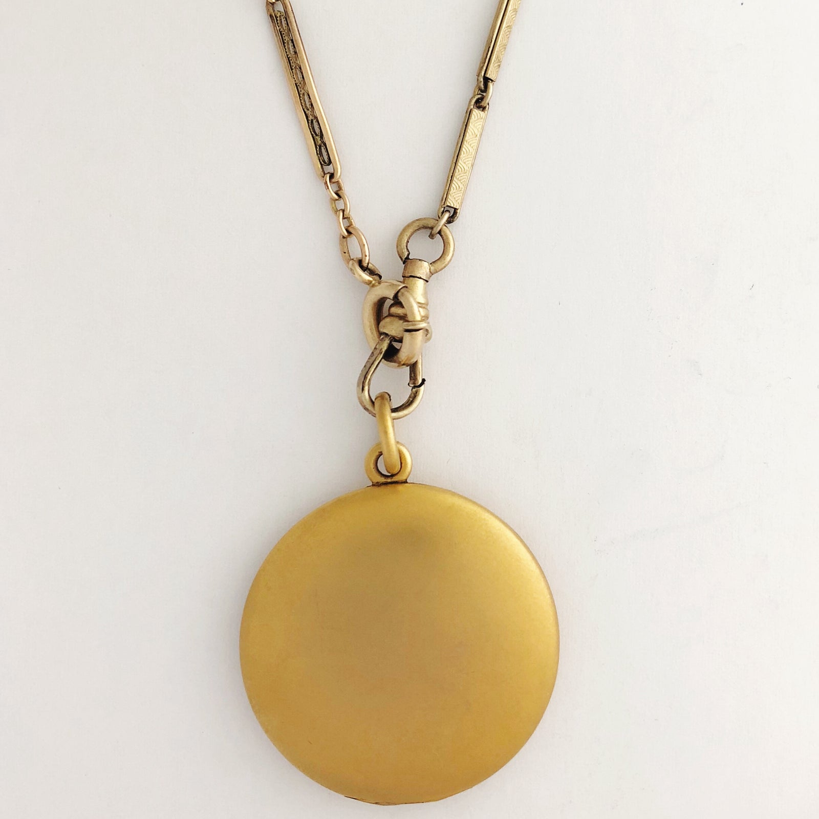 Matte Golden Locket