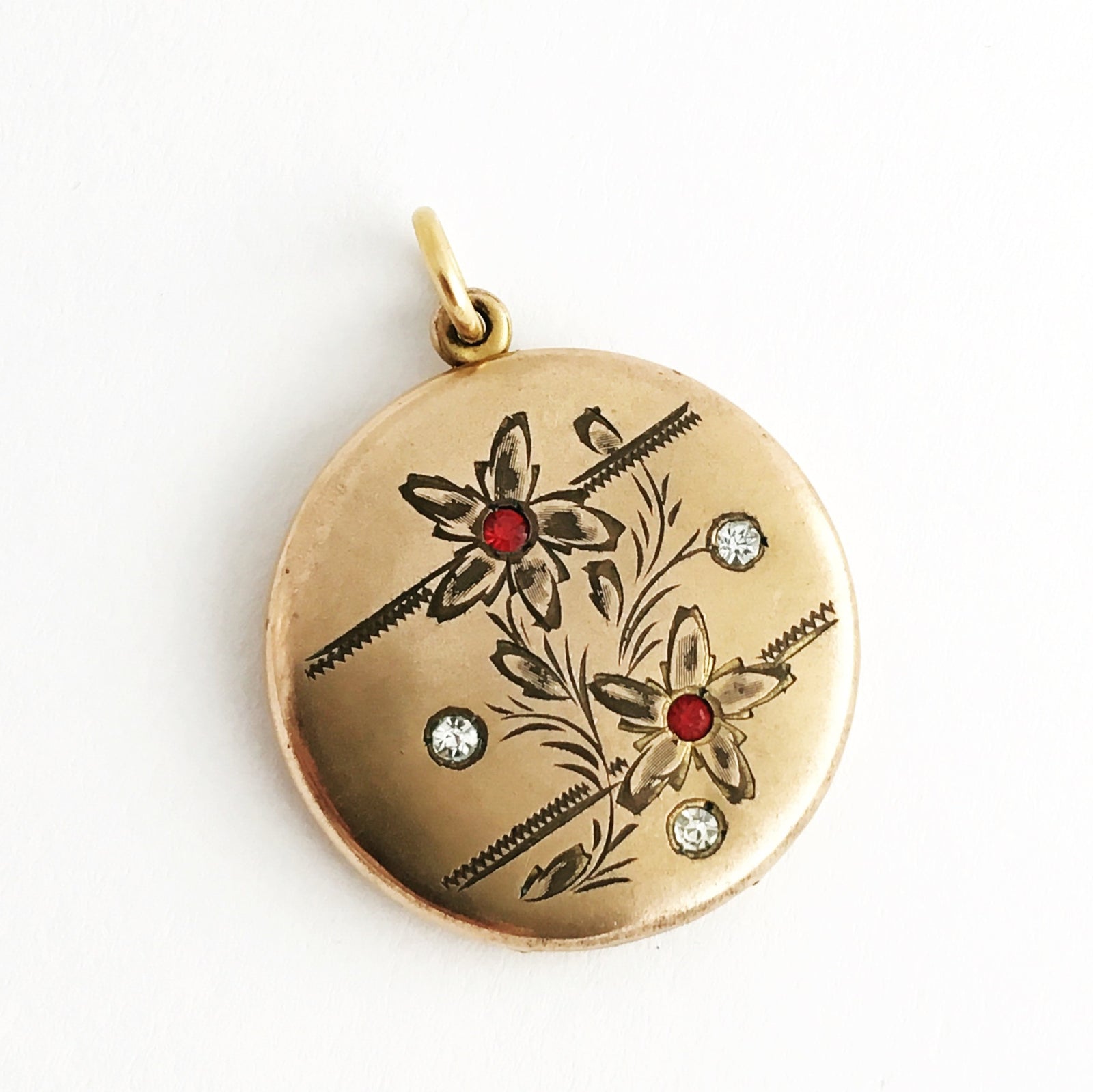 Forget Me Not Antique Locket