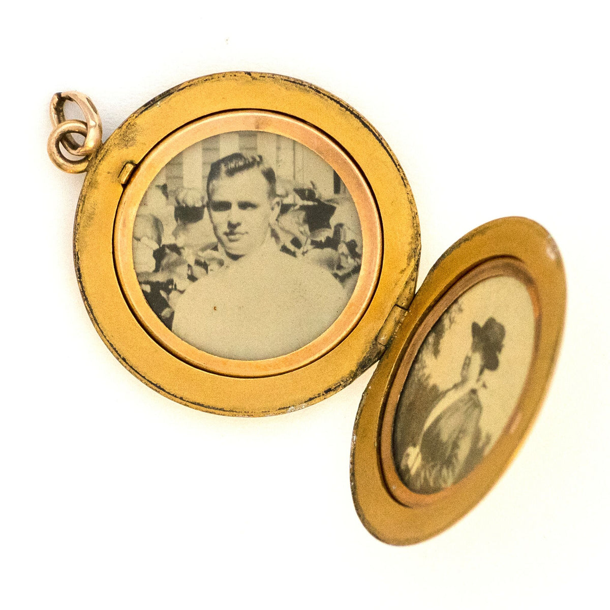 Lucky Horseshoe & Clover Locket