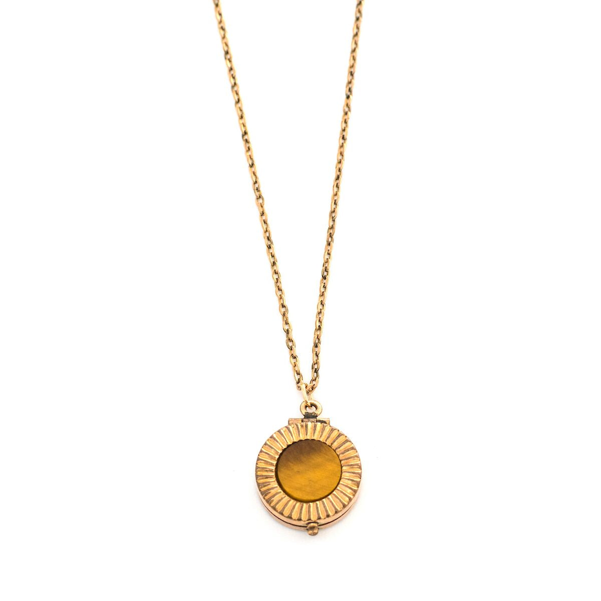Cat's Eye Sunrise Locket