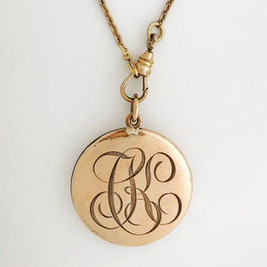 Floral Crescent Locket