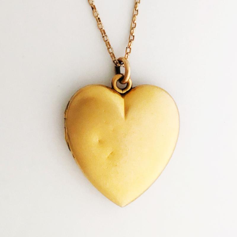 Victorian Floral Heart Locket